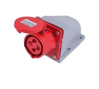 Enchufe de aviación industrial impermeable 16/32A - Conector trifásico de cuatro cables con clasificación IP44 for uso pesado(4 core 16A surface 1141)