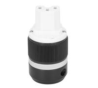Enchufe de bloqueo Nema L14-30P con cuchillas de cobre y latón, diseño ergonómico de cuerpo estriado para audio y video, grado industrial
