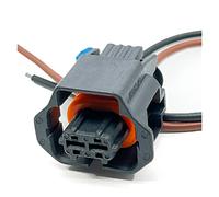 Enchufe de bobina encendido automotriz 2 pines, conector electrónico resistente al agua, Sensor inyector combustible, arnés cableado Pigtail 15397337