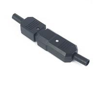 Enchufe de CA IEC C13 C14, 10 A, 250 V, hembra, macho, negro, reutilizable, 3 pines, protección contra sobrecarga CE(Male and Female)