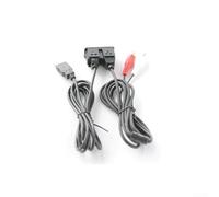 Enchufe de entrada AUX USB para BMW, cable de interfaz de audio de coche de 150 cm para adaptador RCA a USB para Alpine para PIONEER para sistemas estéreo SONY, color negro