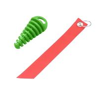 Enchufe de escape de la motocicleta - Silenciador de escape de goma, tapón de escape de la moto de tierra con serpentinas para silenciador de escape de silenciadores, retirar antes del arranque