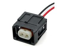 Enchufe de inyector de combustible diésel automático de 2 pines conector electrónico de bomba de combustible impermeable con Cable Compatible con Toy~ta 7287-1495-30 90980-12747 ( Color : 2Pin Female
