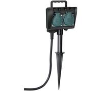 Brennenstuhl Salida Jardín 2fach Con Piqueta 1,4m Cable H07RN-F 3G1, 5 #849217