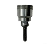 Enchufe de llave eléctrica para coche, enchufe de 1/2 pulgada con material de aleación gruesa, acabado galvanizado resistente al óxido, compatible (plata)