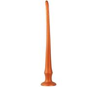 Enchufe de lujo Consolador extra largo Silicona Anal Plug Juguete Pequeño/Grande Principiante Anal Plug Anal Plug Pareja Juguete sexual para hombres y mujeres, Oro(40cm)