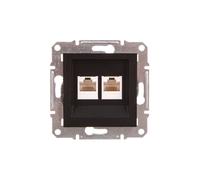 Enchufe de ordenador 2x Cat.5e UTP sin marco Asfora EPH4400171