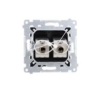 Enchufe de ordenador dual RJ45 categoría Simon 54 D62E.01/49