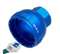 Enchufe de pedalier de bicicleta, llave de instalación, herramienta de extracción de manivela de bicicleta, herramienta BB de aleación de aluminio para rodamientos, pedales, ciclismo de montaña