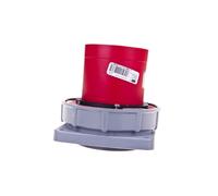 Enchufe de pizarra 125A 5P 400V rojo IP67 POWER TWIST 645-6