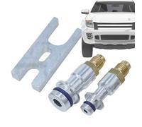 Enchufe de prueba de fugas de aire acondicionado, conector de manguera de refrigeración para detección de fugas, tapón de prueba de tubo de CA de alta resistencia para mantenimiento de vehículos