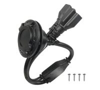 Enchufe De Puerto CA - Toma Corriente Impermeable 20A - Enchufe RV Estándar Americano 125V - para Barco Marino, Remolque, de Batería Exterior, Carrito de Catering Móvil, Cobertizo