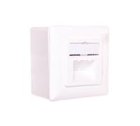 ENCHUFE DE TELEINFORMACIÓN EMPOTRADO 2x RJ45 STP cat. 6 DN-9006-N