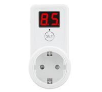 Enchufe de temporizador de 230 V, interruptor digital de cuenta atrás, adaptador de enchufe europeo, pantalla de dos dígitos, temporizador de cuenta atrás, enchufe de sincronización universal, 10 A,