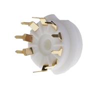 Enchufe de tubo de vacío de montaje PCB de 9 pines GZC9-B-G para 12AX7 12AT7 12AU7 ECC83