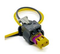Enchufe del arnés conector electrónico automotriz de 2 pines con cable flexible 4F0973702A