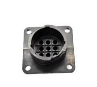 Enchufe del conector 1 juego AMP TE 7 9 pines 206708-1 206486-2 206485-1 Conector circular negro macho hembra enchufe de interfaz piloto con terminal(9p 211767-1)