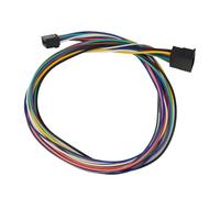 Enchufe del conector Cable de extensión ISO for radio estéreo coche 16 pines, arnés cables alimentación, cable 60 cm