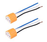 Enchufe del faro del arnés de cableado, 2 uds H4 conector del faro coleta del faro para coche camión barco faro marino retroadaptación de luz antiniebla