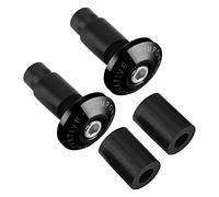 Enchufe del manillar, casquillos del enchufe del resbalador del extremo del manillar de goma de la motocicleta de 22m m 7 / 8inch para competir con ATV campo a través (Black)