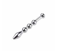 Enchufe del pene,Tapón uretral,Dilatador uretral de acero inoxidable,Varilla uretral de metal para hombres,Expansor de pene,Uretral masturbación,Juguetes estimulantes para adultos SM (A, 8MM)