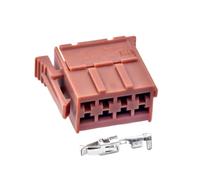 Enchufe del sensor de los conectores automotrices de 8 pines for el tren de mercancías del camión 927365-1 927366-1(Brown with Pin)