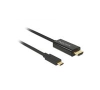 Enchufe Delock USB Tipo-C < Enchufe HDMI (Modo DP Alt) 4K 30Hz, 1m, negro