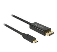 Delock Cable DisplayPort a USB-C Macho/Macho 1m Negro
