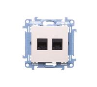 Enchufe doble ordenador RJ45 cat.6 Simon 10 C62.01/41
