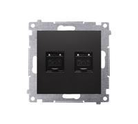 Enchufe doble ordenador RJ45 categoría 6 Simon 54 D62.01/49