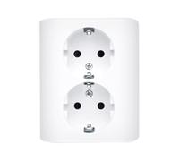 Enchufe doble Schuko empotrado con Simon 54 EGSZ2Z/11