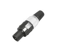 Enchufe el cable 059656 Omnitronic Presidente, negro 2 clavijas