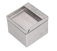 Enchufe Empotrable Oculto con Puerto USB IP40, Toma de Piso de Alta Potencia 16A 4000W, Impermeable, Diseño Elegante, Acero Inoxidable y Material de PC