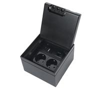 Enchufe empotrado invisible en el suelo, enchufe de acero inoxidable, enchufe de suelo multiusos, 2AC + 1USB-A+1USB-C+1CAT6, enchufes empotrables con tapa para oficina, hogar, aula, resistente al agua