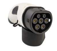 Enchufe estándar europeo IEC62196 de 2 lados, 16A, 32A, monofásico, trifásico, enchufe de CA hembra IEC, carga EV sin Cable(32A 3-phase)