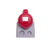 Enchufe fijo 16A 5P 400V negro IP44 P17 TEMPRA PRO 555159