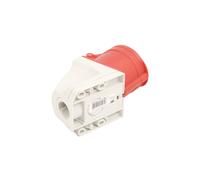 Enchufe fijo 32A 5P 400V rojo 125-6k