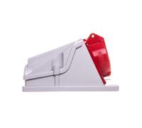 Enchufe fijo 5P 16A 400V rojo IP44 90 6H IEC 309 CV GW62482