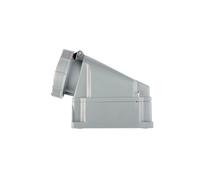 Enchufe fijo 63A 5P 400V rojo IP67/sin POWER TWIST 135-6