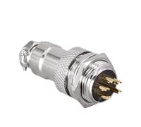Enchufe GX16 instalación inversa 2 3 4 5 6 7 8 pines apertura del conector 16MM cobre chapado en oro macho hembra(SET,5P)
