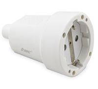 Enchufe Hembra t/ Schuk 16A Caucho - Blanco