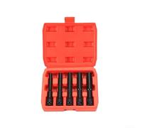 Enchufe hexagonal de pared delgada extra largo de 128 mm, construcción de metal para reparación de automóviles y máquinas, se adapta a llaves eléctricas y manuales, color negro, múltiples opciones de