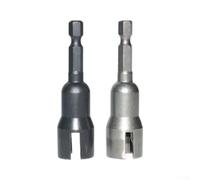 Enchufe hexagonal interno de 14 mm para pernos de mariposa, llave de acero al cromo-vanadio de alta dureza, herramienta manual resistente a la corrosión con 66 mm de longitud para mecánicos