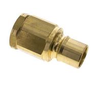 Enchufe hidráulico de latón DN 40 1 1/2 pulgadas rosca hembra NPT ISO 7241-1 B D 44,5mm