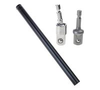 Enchufe hueco con adaptador de impacto giratorio de 360 grados de 1/2 pulgada con vástago hexagonal de 1/4 pulgadas para juego giratorio de rosca de techo