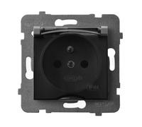 Enchufe impermeable a salpicaduras con tapa IP44 GPH-1UZ/m/70/d