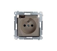 Enchufe impermeable a salpicaduras con/u IP44 con DGZ1BUZ.01/41A