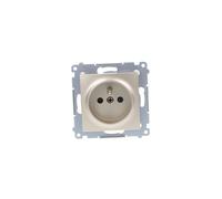 Kontakt-Simon DGZ1CZ.01/44 - Toma de corriente (plástico, IP20, 250 V, 75 mm, 40 mm), color dorado