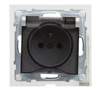 Enchufe individual de aluminio 2P+Z IP44 16A 250V SUNO 721386