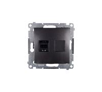 Enchufe individual para ordenador RJ45 cat.6 con Simon D61.01/48